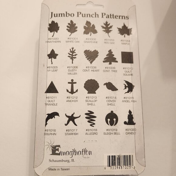 Ornate Snowflake Square Jumbo Hole Punch Emagination paper Scrapbook Craft Shape - Picture 7 of 7